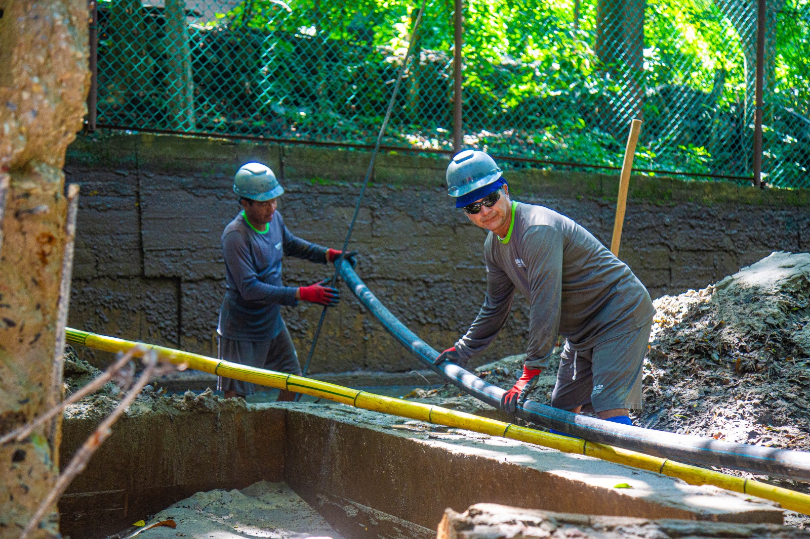 Trabajos en PTAP El Roble