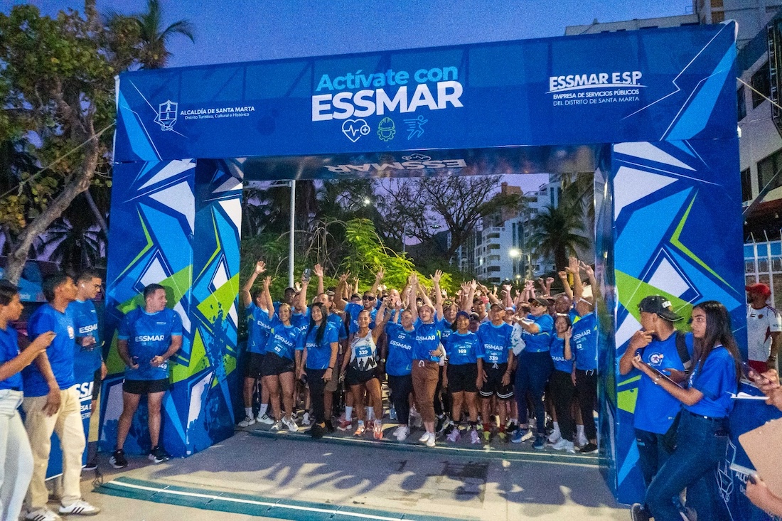 ESSMAR culminó su Semana de Bienestar, Seguridad y Salud en el Trabajo, con 400 corredores en la carrera “Actívate con ESSMAR”