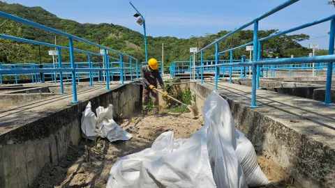 Desarenado PTAP El Roble
