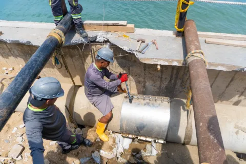 Solucionada contingencia - Camellón