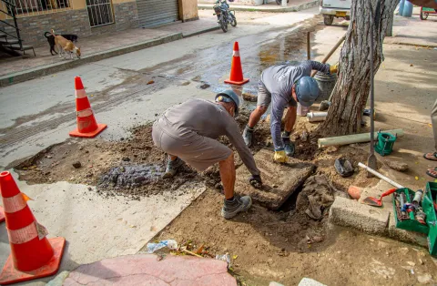 Essmar finalizó con éxito obras de alcantarillado que benefician a más de 150 familias en el barrio 7 de agosto