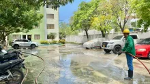 Essmar E.S.P. controla contingencia por fuga en El Rodadero