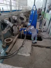 Essmar pone en funcionamiento dos nuevos equipos de bombeo en la Estación de Bombeo de Aguas Residuales, EBAR Norte